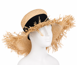 Chanel 2019 Runway Raffia Wide-Brim Hat – Size M ladies