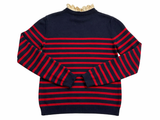 Chez Valentino striped cotton sweater jumper ladies