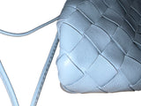 Bottega Veneta Nappa Intrecciato The Mini Pouch Swimming Pool Blue Bag Handbag Ladies
