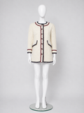 AMAZING CHANEL HAMBURG MÉTIERS D’ ART TWEED BOUCLE JACKET SIZE F 38 LADIES