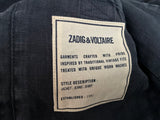 Zadig and Voltaire KIDO LIN LAVE Navy blue line shirt jacket size S small men