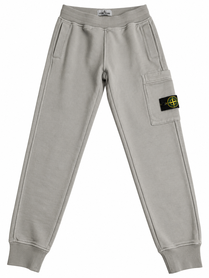 Stone Island Junior Grey Cargo Jogger Trousers – Size 8 years / 128 children