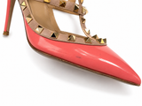 Valentino Garavani Rockstud T-Strap Patent Leather Pumps size 39  ladies