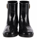 Michael Kors Black Rubber Ankle Rain Boots – Size EU 37 / UK 4 / US 7 ladies