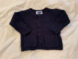PATRICIA MENDILUCE Beeboon Navy Knit Sweater Jumper Cardigan Size 6 month children