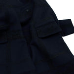 Valentino Navy Double Fleece Wool And Cashmere Coat Size US 6 UK 10 ladies