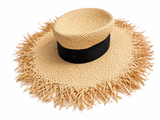 Chanel 2019 Runway Raffia Wide-Brim Hat – Size M ladies