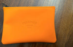 Hermes Bain Neobain Case / Flat Pouch Orange Small Clutch ladies