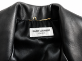 Saint Laurent Motorcycle Leather Jacket size F 40 ladies