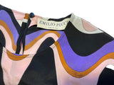 Emilio Pucci Silk Waves Printed Mini Dress – Size M ladies