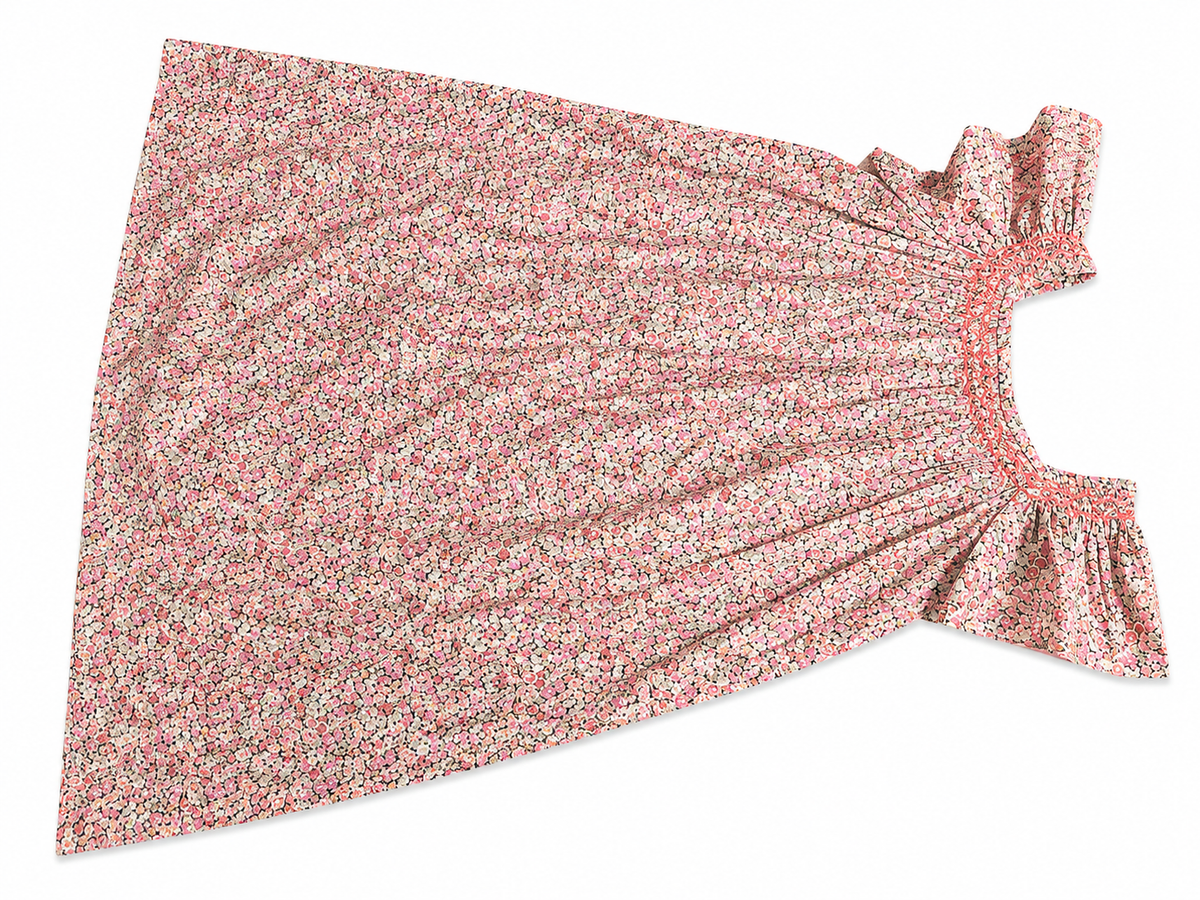 BONPOINT FLORAL LIBERTY PRINT HAND EMBROIDERED DRESS SIZE 14 YEARS