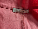 Asceno Organic Linen Tailored Shorts Size M medium ladies