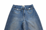 Frame Patch Pocket Slim Palazzo Wide Leg Jeans Doris Size 28 ladies