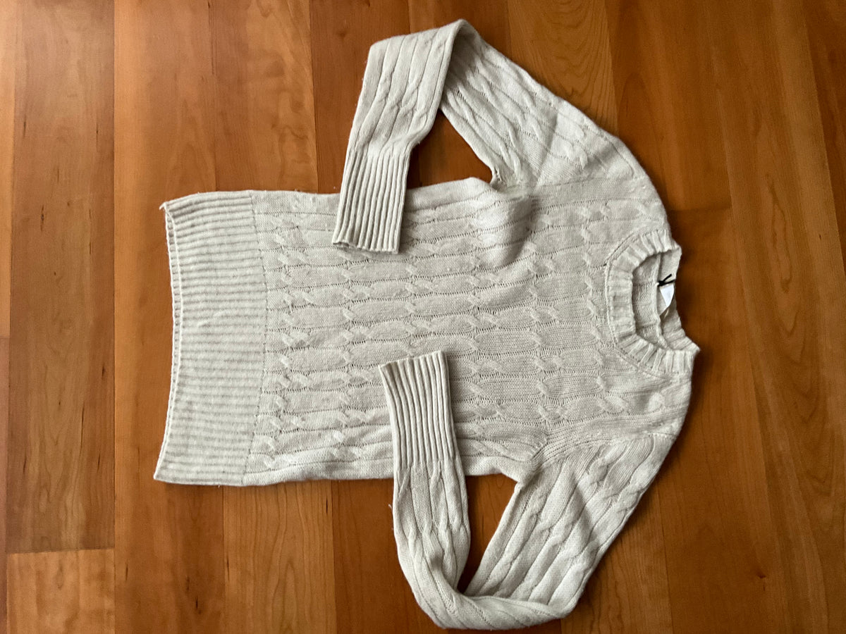 DRUMOHR Cable Knit Cashmere Pullover Jumper Sweater Size S Small ladies