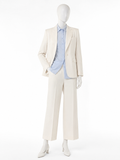 Weekend Max Mara Ecru Linen & Cotton Trouser Suit ladies