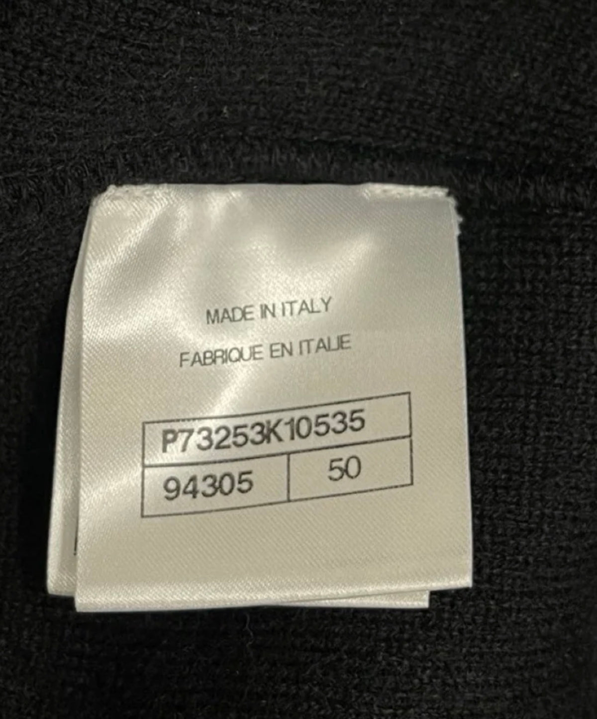 CHANEL Neige CC Pearl Cashmere Sweater Jumper P73253K10535 Size 50 ladies