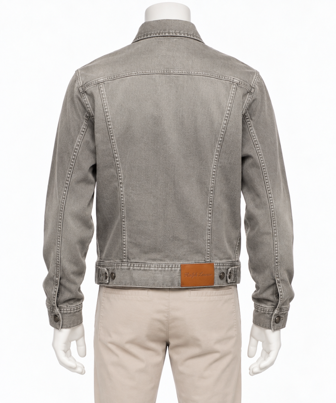 Ralph Lauren Collection Men’s Grey Denim Jacket – Size M men