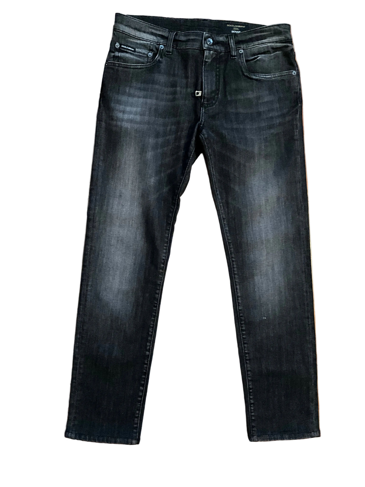 Dolce & Gabbana logo skinny jeans denim size I 48 men