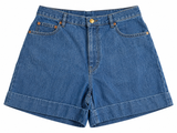 Valentino Denim High-Waisted Shorts size 31 ladies