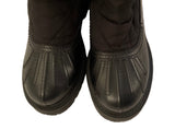 Christian Dior Frozen-D Ankle Boot Black Calfskin Cannage Quilted Nylon and White Shearling size 38 ladies