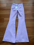 Safiyaa lavender wide leg pink trousers pants Size F 36 UK 8 US 4 ladies