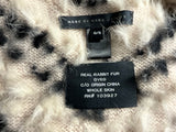 Marc by Marc Jacobs Real Rabbit Fur Cropped Vest O/S One size ladies