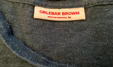 ORLEBAR BROWN Blue Linen T-shirt Size M medium men