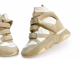 Isabel Marant Balskee suede high-top wedge sneakers size 39 ladies