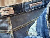 Cambio Wide-Leg Blue Denim Jeans – Italian Fabric ladies