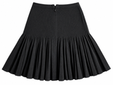 Hervé Léger Black Pleated Mini Skirt Size XS ladies