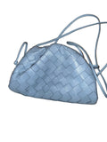 Bottega Veneta Nappa Intrecciato The Mini Pouch Swimming Pool Blue Bag Handbag Ladies