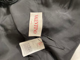 VALENTINO by Alessandro de Michele Embroidered Crepe Couture Dress Size I 42 UK 10 US 6 ladies