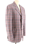 Etro Pink Checked Single Breasted Jacket Size 50 Owned By Elton John And David men