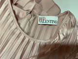 REDValentino satin pleated mini dress Size I 44 UK 12 US 8 ladies
