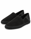 Tom Ford black suede and leather espadrilles in size 9 /EU 42 men