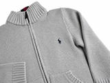 Polo Ralph Lauren Children’s Grey Knitted Zip-Up Cardigan size 3 years children