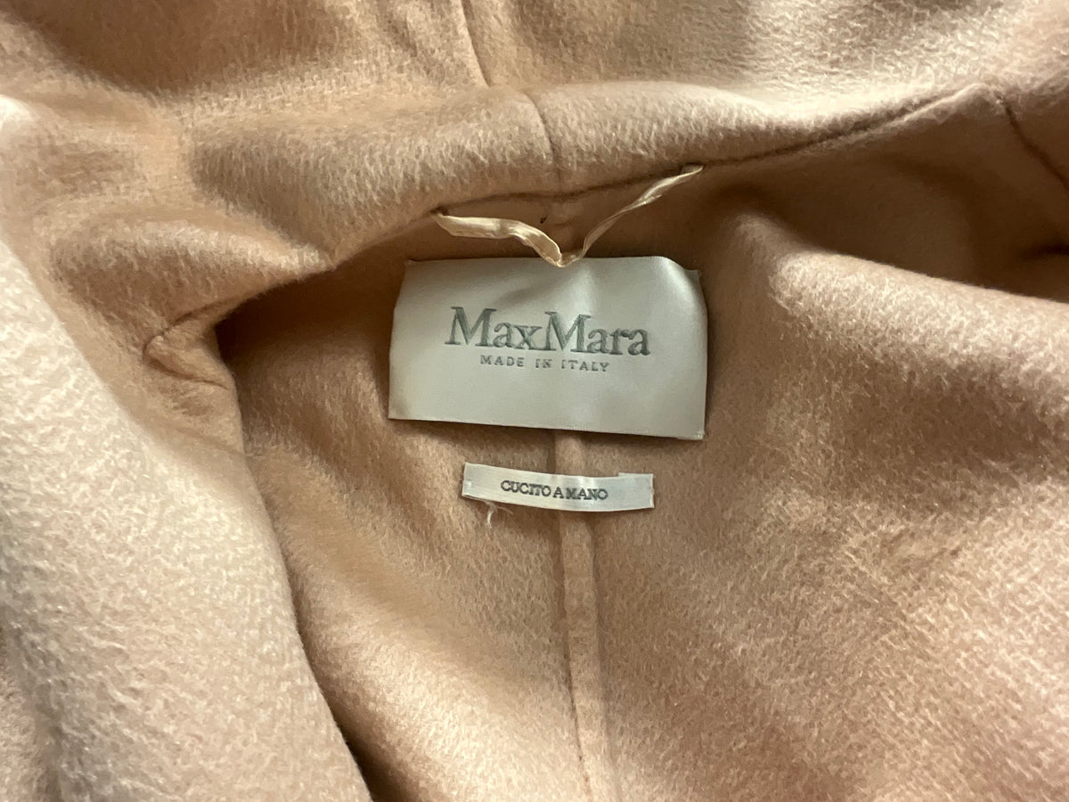 MAX MARA - Cashmere Coat MARILYN Size I 40 F 38 UK 8 ladies