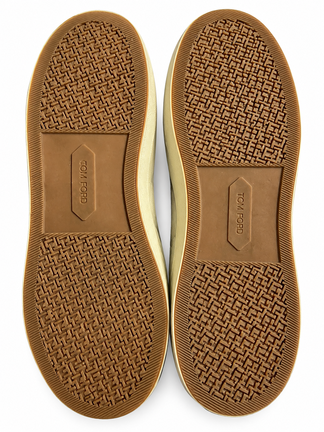Tom Ford Men’s Camel Suede Low-Top Sneakers – Size 9 / EU 43 men