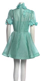 Zimmermann High Tide Lift Off Flower Linen-Silk Mini Dress Size 0 XS ladies