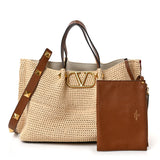 Valentino Garavani Medium Summer Tote Bag in Straw Handbag Bag Ladies