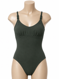 Eres Khaki One Piece Swimsuit size F 38 US 6 UK 10 ladies