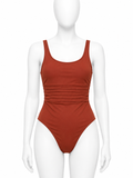 ERES BROWN ONE PIECE SWIMSUIT SIZE M MEDIUM LADIES