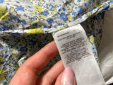 BONPOINT FLORAL LIBERTY PRINT HAND EMBROIDERED DRESS SIZE 14 years children