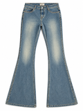 Zadig & Voltaire Eclip Denim Eco Studs Light Blue Bootcut Jeans – Size 29 ladies