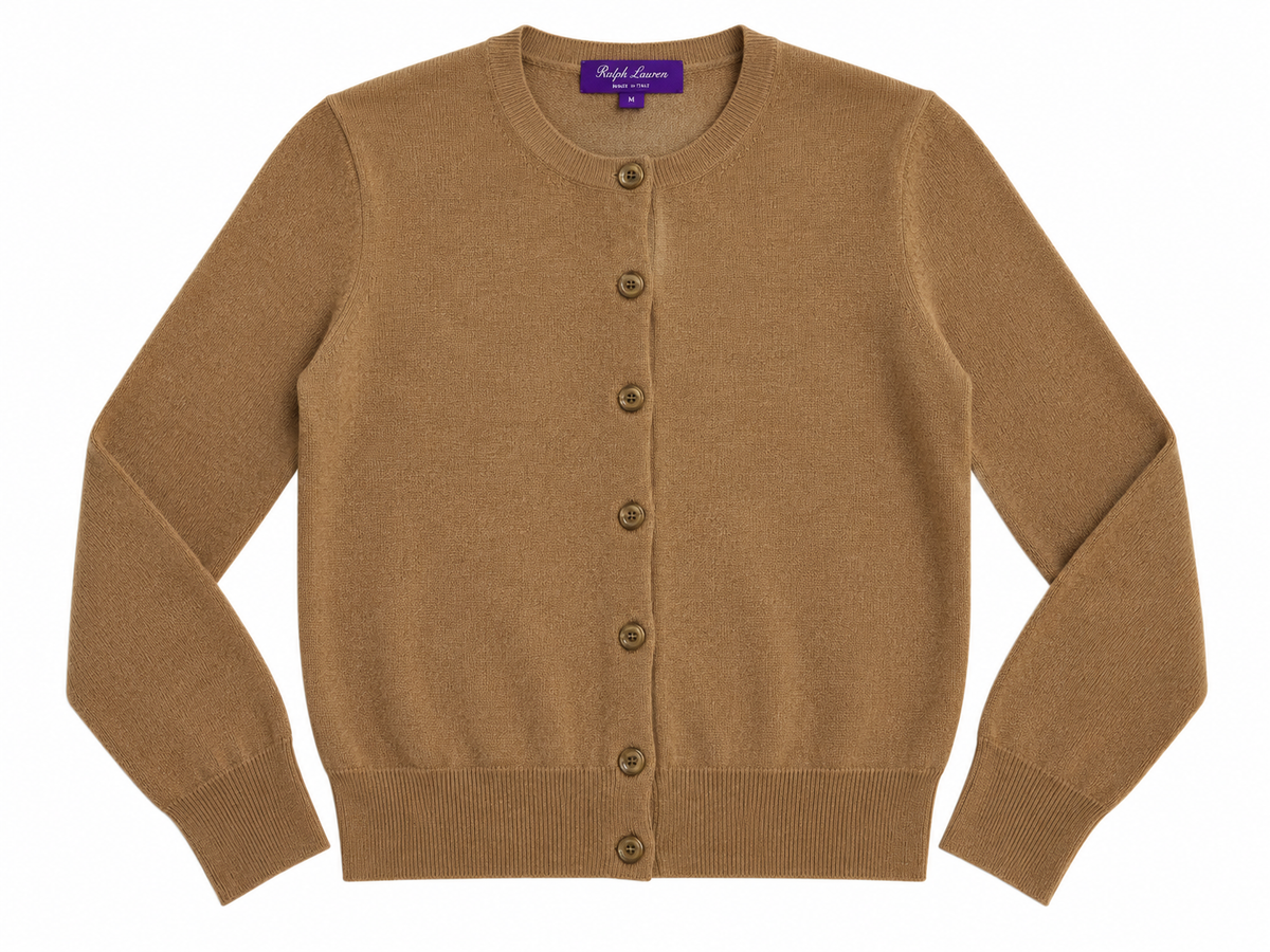 Ralph Lauren Purple Label Cashmere Twin Set Cardigan & Sleeveless Top – Size M ladies