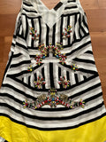 Wonderful JO NO FUI Silk Embellished Detail Dress Size I 42 fits US 6 UK 10 ladies