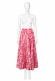 Valentino Garavani abstract print pleated midi skirt Size I 40 UK 8 US 4 S small ladies