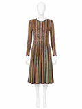 M Missoni Limited Striped Knit Dress ladies