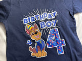 Lot of 4 Boys’ T-Shirts (Long Sleeve & Short Sleeve) 5-6 years children