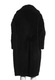 Max Mara Women's Teddy Oversized Coat in Black Size XS ladies